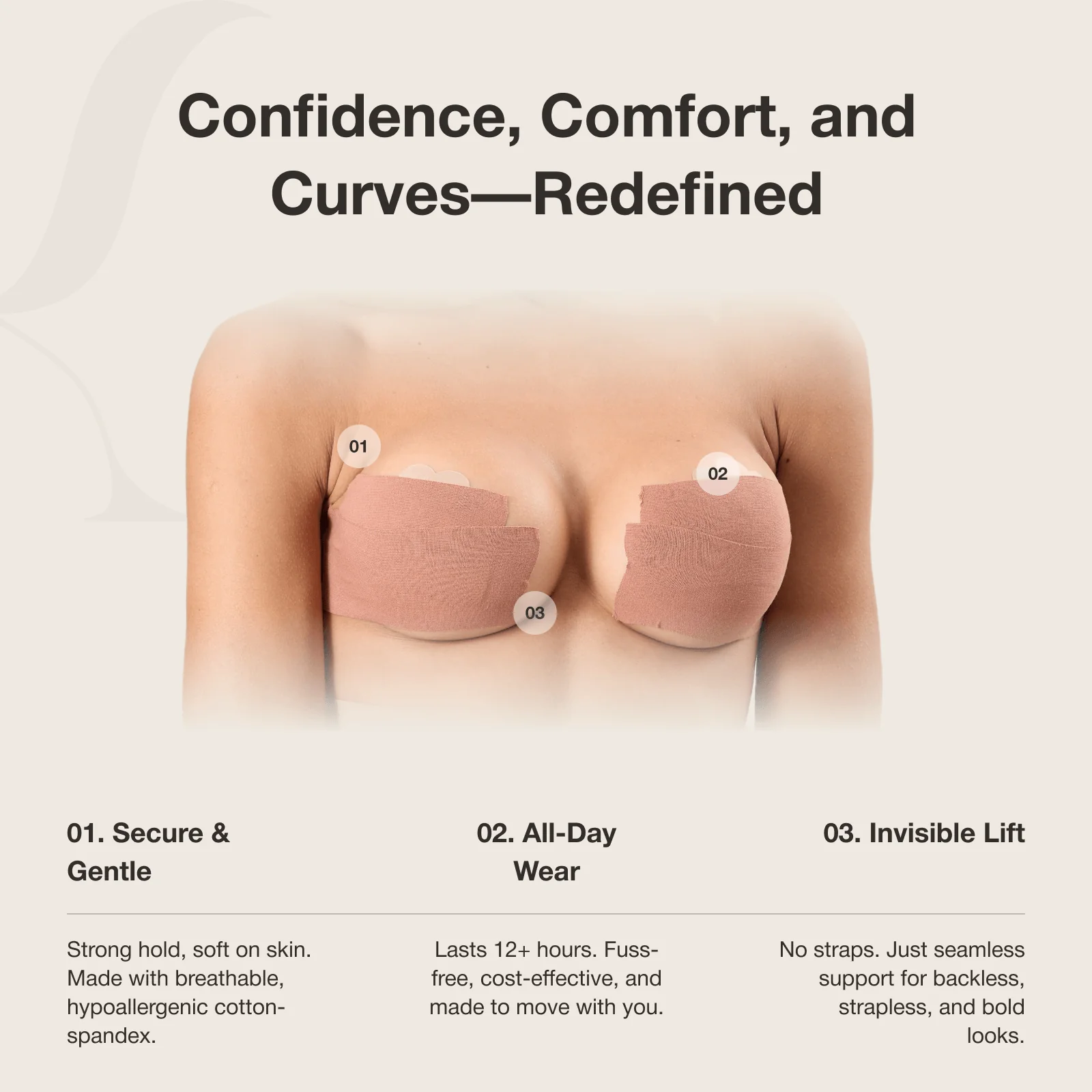 UpLift Body Tape (Free 5 pairs of Nipple Pasties) - Image 9